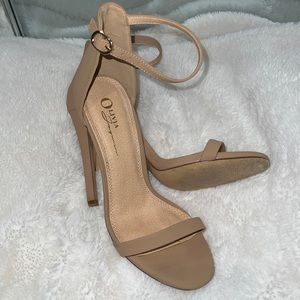 Nude heels by Olivia Jaymes